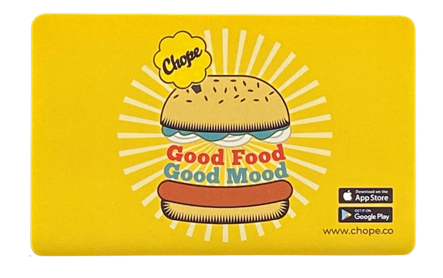 chope แฮมเบอร์เกอร์